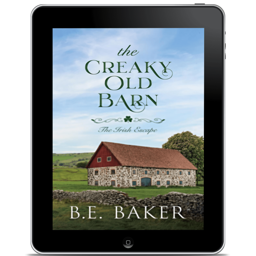ebook mockup of The Creaky Old Barn by BE Baker
